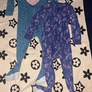 Carter's Blue and Purple Unicorn Footies